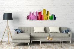 Wanddeko Metall 'Domestic Charm' 130x60x6cm
