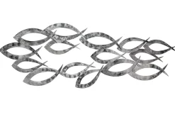 Wanddeko Metall 'Essence of Power' 114x38x4cm