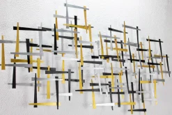 Wanddeko Metall 'Fantastische Reise' 108x60x4cm