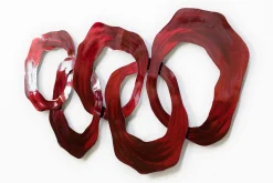 Wanddeko Metall 'Fight for Victory' 122x59x3,5cm