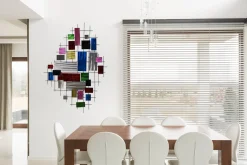 Wanddeko Metall 'Fremde Fenster' 111x78x5cm