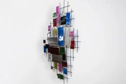 Wanddeko Metall 'Fremde Fenster' 111x78x5cm