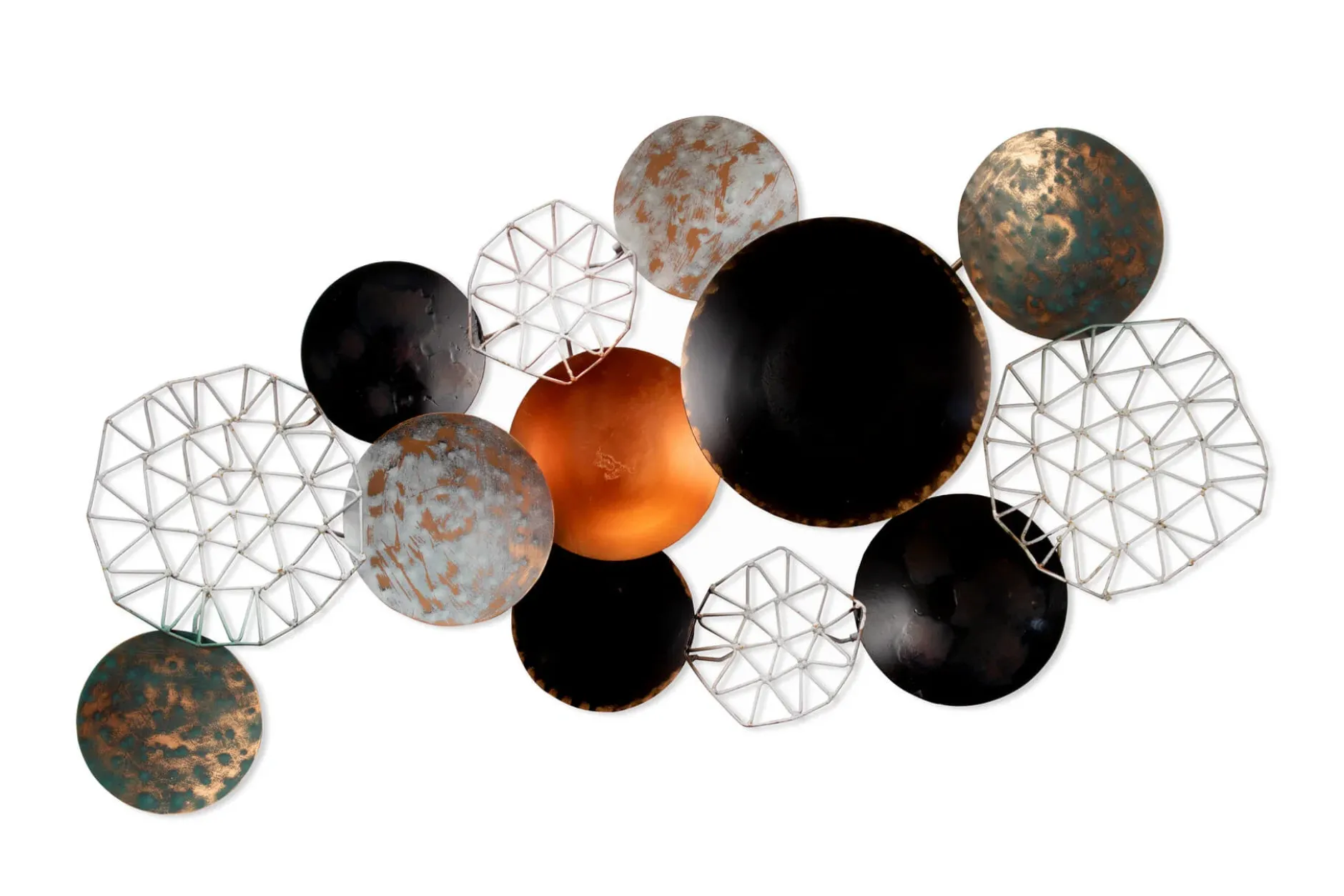Wanddeko Metall 'Galactic Space' 125x64x7cm