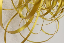 Wanddeko Metall 'Golden Braid' 107x50x20cm