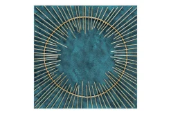 Wanddeko Metall 'Himmelsfirmament' 60x60x2,5cm
