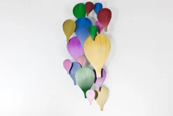 Wanddeko Metall 'Hoch hinaus' 46x92x7cm