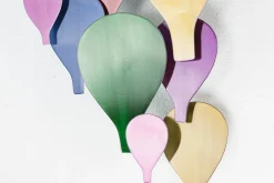 Wanddeko Metall 'Hoch hinaus' 46x92x7cm