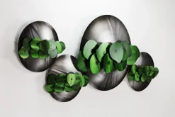 Wanddeko Metall 'Hochsommerwiese' 142x59x11cm