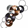 Wanddeko Metall 'Interconnected Chaos' 106x56x7,5cm