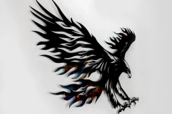 Wanddeko Metall 'König der Lüfte' 93x72x3cm