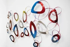 Wanddeko Metall 'Less than Perfect' 146x72x5cm