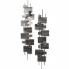Wanddeko Metall 'Living Geometry' 26x107x5cm