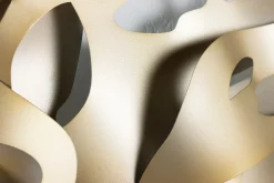 Wanddeko Metall 'Luna Landschaft' 120x44x5cm