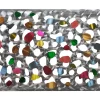 Wanddeko Metall 'Magische Farbenspiele' 105x58x5cm