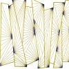 Wanddeko Metall 'Magisches Kabinett' 100x100x3cm
