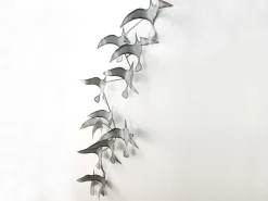 Wanddeko Metall 'Marche pour la Vie' 106x48x12cm