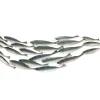 Wanddeko Metall 'Meeresströmung' 164x45x4cm