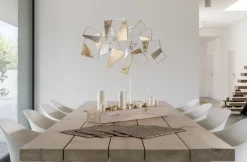 Wanddeko Metall 'Mit Ecken und Kanten' 100x70x4cm