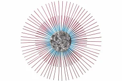 Wanddeko Metall 'Mondschein' 80x80x6cm