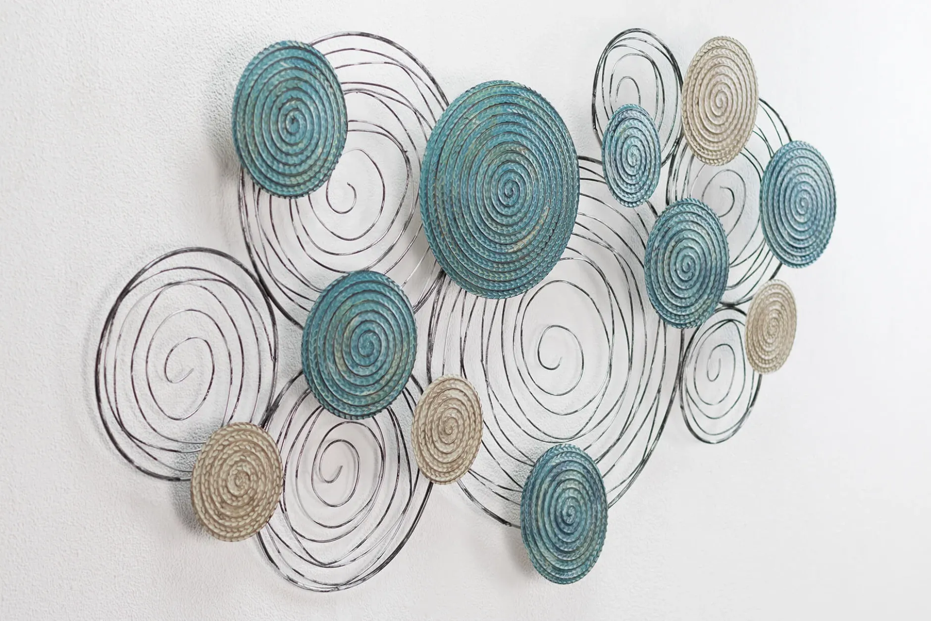 Wanddeko Metall 'Ostseewinde' 114x63x6cm