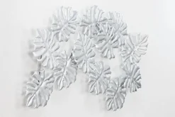 Wanddeko Metall 'Palm Leaf Ensemble' 93x60x6cm