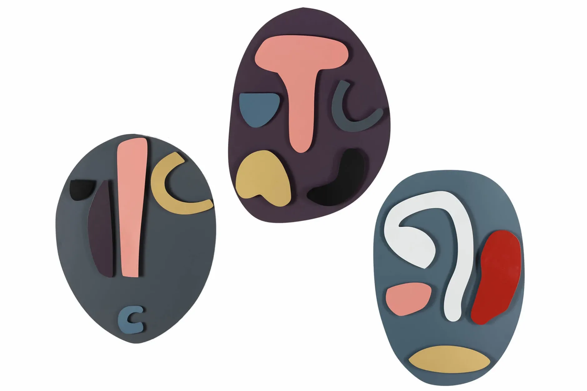 Wanddeko Metall 'Picassos Schüler' 131x60x2,5cm