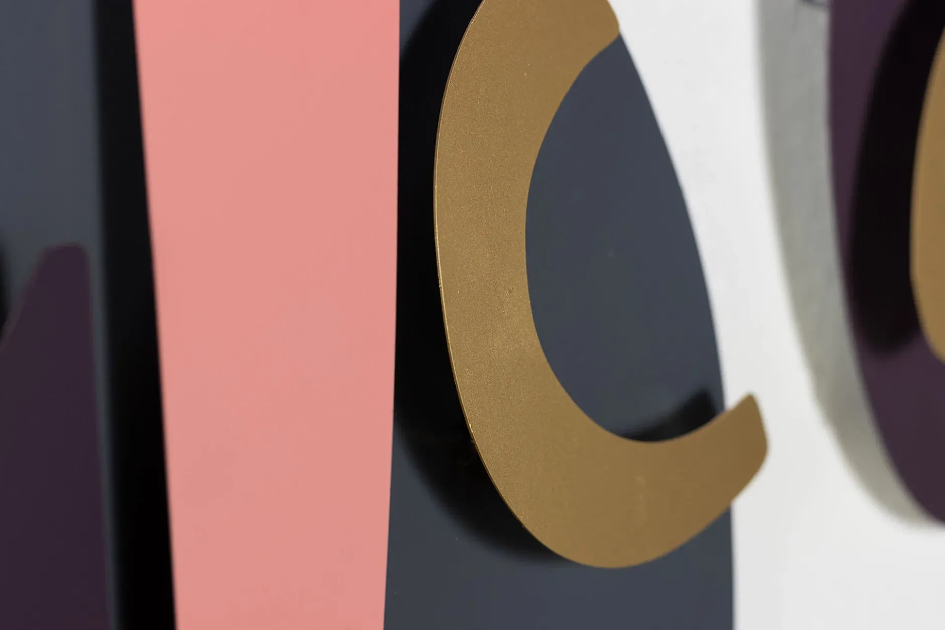 Wanddeko Metall 'Picassos Schüler' 131x60x2,5cm