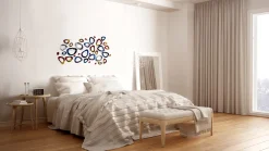 Wanddeko Metall 'Planetenzauber' 127x70x5cm