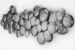 Wanddeko Metall 'Pulsating' 111x38x6,5cm