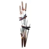 Wanddeko Metall 'Schmetterlingsidyll' 30x120x5cm