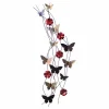 Wanddeko Metall 'Schmetterlingsband' 48x137x5cm