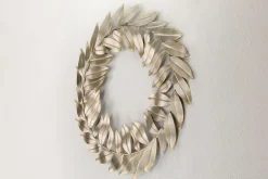 Wanddeko Metall 'Siegeskranz' 59x59x2,5cm