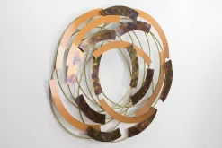 Wanddeko Metall 'Spirals' 99x92x8cm