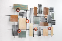 Wanddeko Metall 'State of Mind' 119x78x5cm