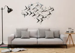 Wanddeko Metall 'Svelte Arrows' 147x99x4cm
