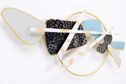 Wanddeko Metall 'Touch of Gold' 124x71x9cm