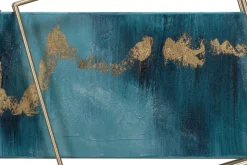 Wanddeko Metall 'Triton's Lifeblood' 120x40x6cm