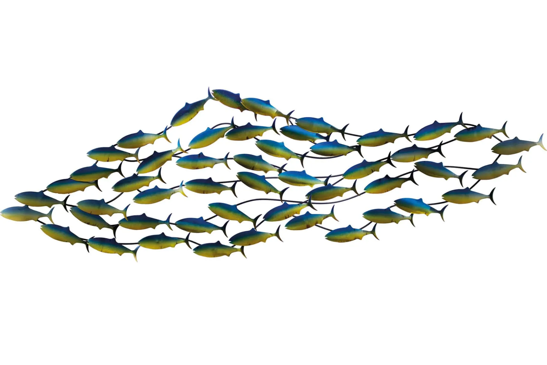 Wanddeko Metall 'Unterwasserwelt' 147x50x4cm