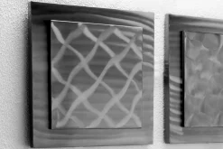 Wanddeko Metall 'Variety of Patterns' 74x74x3cm