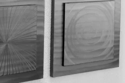 Wanddeko Metall 'Variety of Patterns' 74x74x3cm