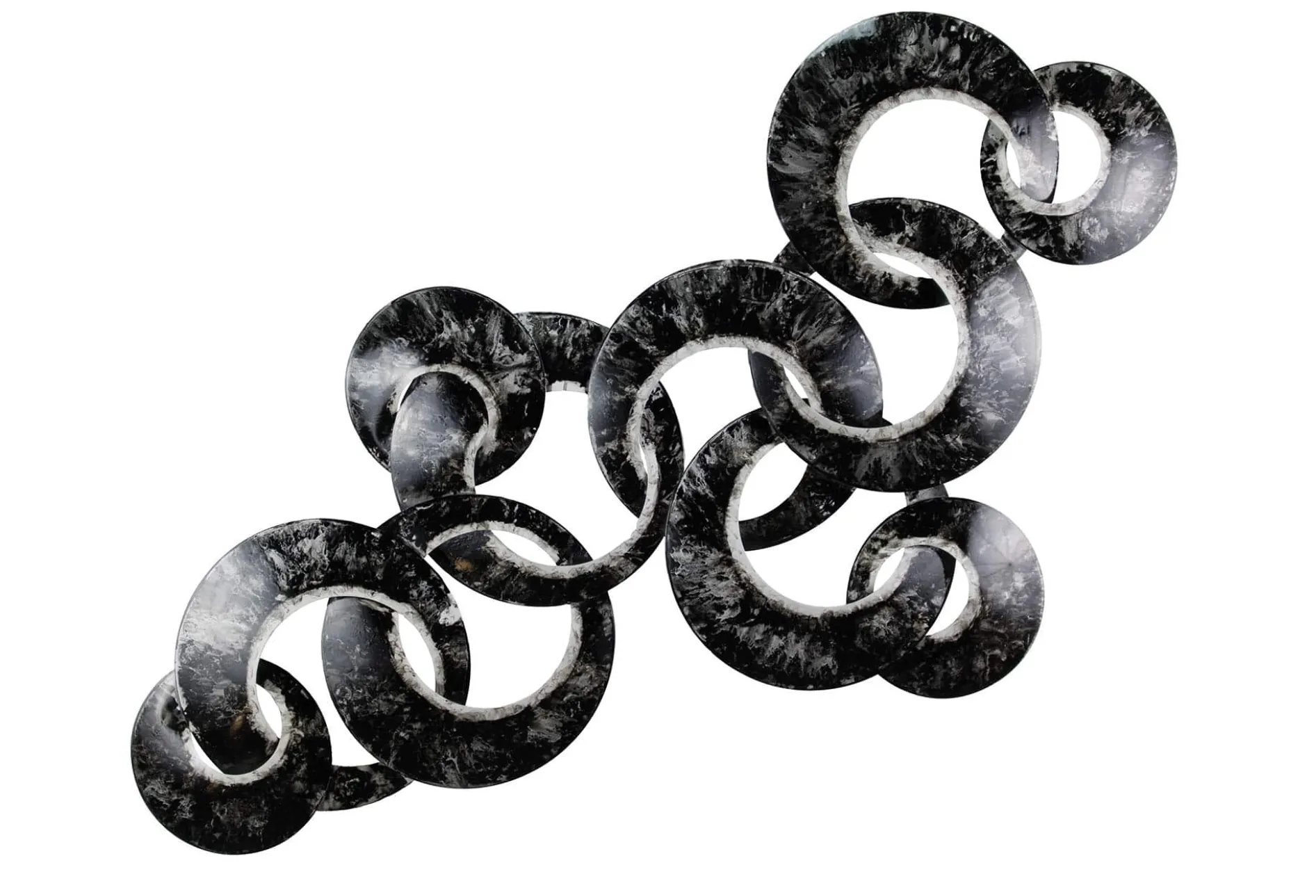 Wanddeko Metall 'Verschlungen' 107x61x7cm