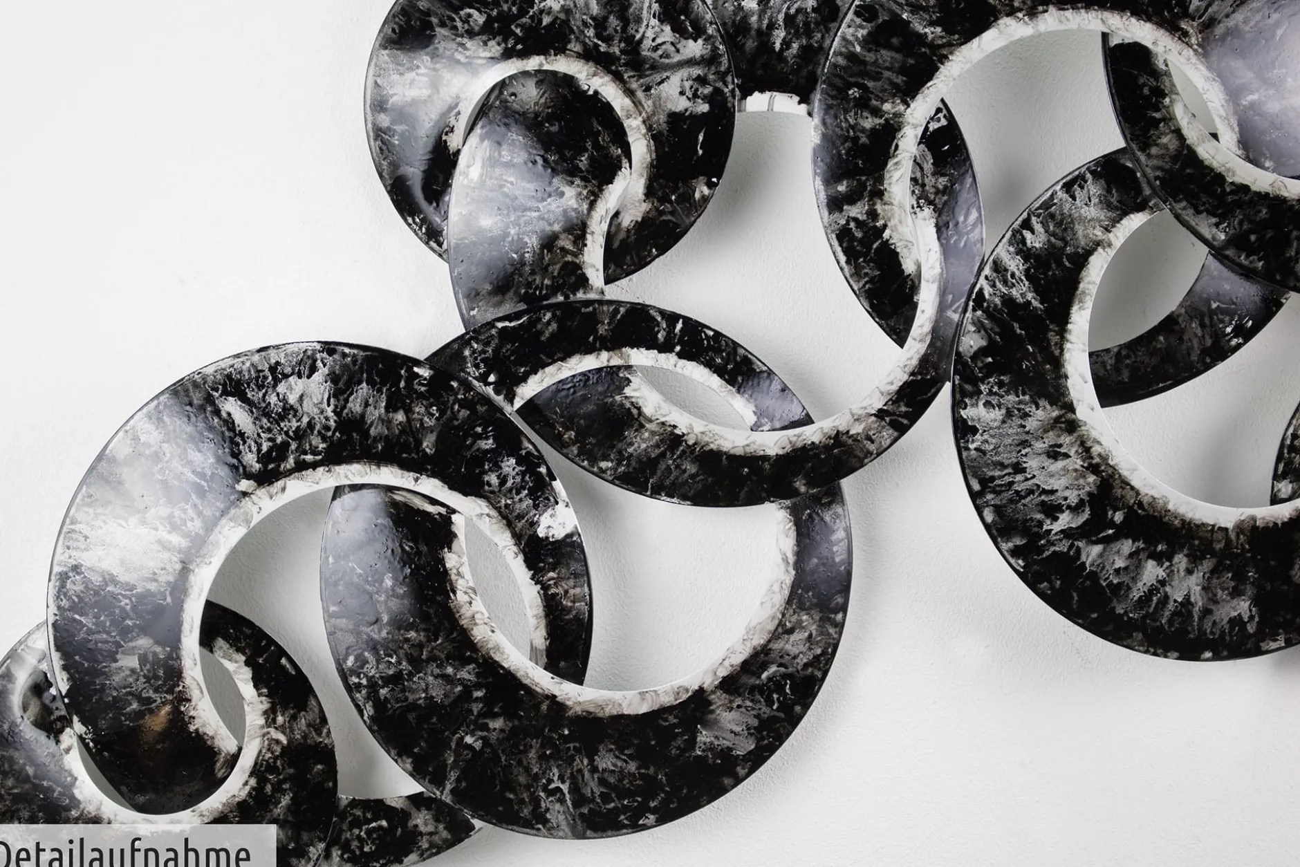Wanddeko Metall 'Verschlungen' 107x61x7cm