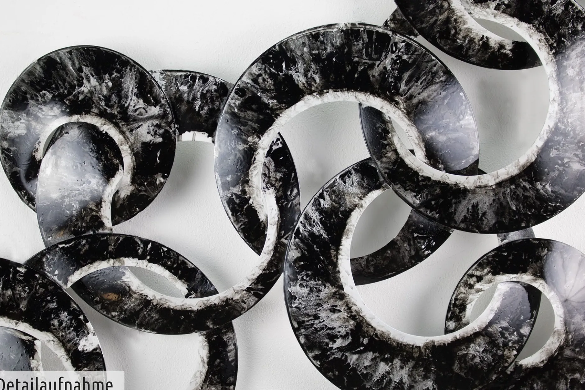 Wanddeko Metall 'Verschlungen' 107x61x7cm