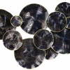 Wanddeko Metall 'Water on Plates' 117x72,5x8cm