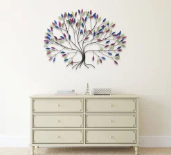 Wanddeko Metall 'Wild Growth' 102x76x11cm