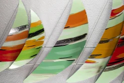 Wanddeko Metall 'Wochenende am Meer' 150x50x6cm
