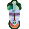 Wanddeko Papier 'Abstrakte Maske'