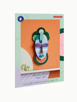 Wanddeko Papier 'Abstrakte Maske'