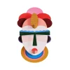 Wanddeko Papier 'Abstraktes Gesicht'