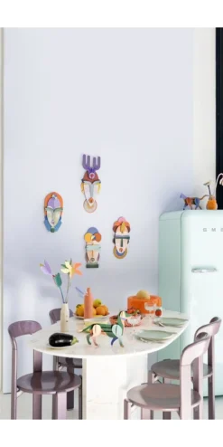 Wanddeko Papier 'Abstraktes Gesicht'